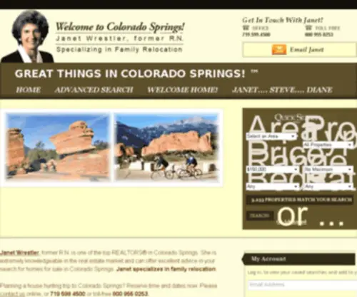 Homescoloradosprings.com(Colorado Springs Homes for Sale) Screenshot