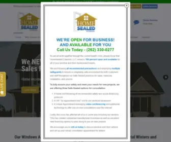 Homesealed.com(HomeSealed Exteriors) Screenshot