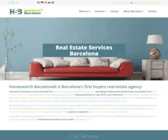 Homesearchbarcelona.com(Home Search Barcelona) Screenshot