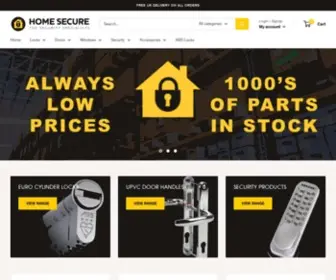 Homesecureshop.co.uk(Home Security Products & Systems) Screenshot