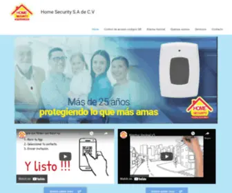 Homesecurity.com.mx(Seguiridad en el hogar) Screenshot