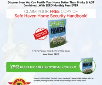 Homesecuritybooks.com(Safe Haven) Screenshot