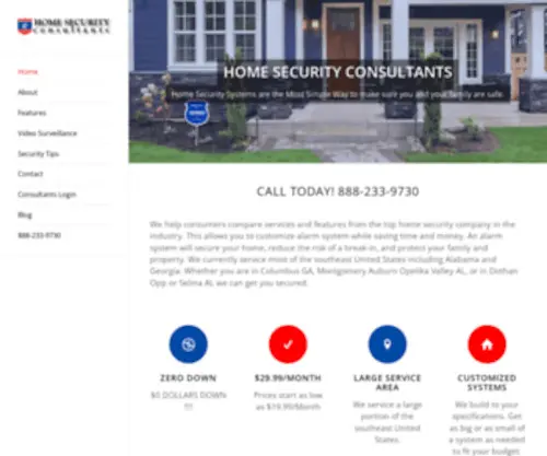 Homesecurityconsultants.net(Home Security Consultants) Screenshot