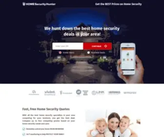 Homesecurityhunter.com(Get the BEST Prices on Home Security) Screenshot