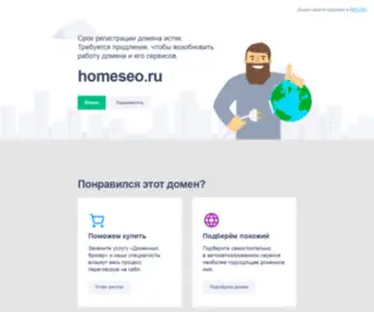 Homeseo.ru(Продвижение сайта от частника) Screenshot