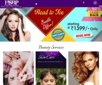 Homeservicebeautyparlour.com(Best Beauty parlor service at home) Screenshot