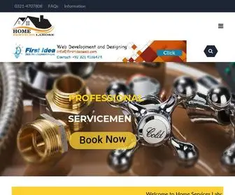 Homeserviceslhr.com(Handyman Services) Screenshot