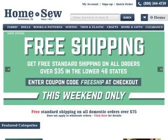 Homesew.com(Homesew) Screenshot