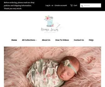 Homesewn-Newborn-Photography-Props.com(HomeSewn Photography Props) Screenshot