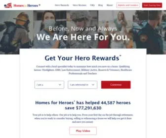 Homesforheroes.com(Homes for Heroes) Screenshot