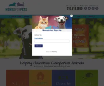 Homesforpets.org(Homes for Pets) Screenshot