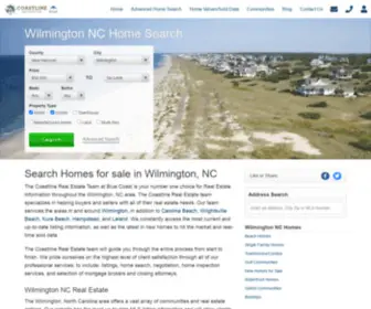 Homesforsaleinwilmingtonnc.com(Search ALL Homes for sale in Wilmington NC) Screenshot