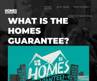Homesguarantee.com(Everyone needs a home. Housing) Screenshot