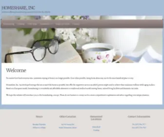 Homeshareinc.com(Homeshare, Inc) Screenshot