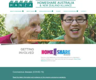 Homeshare.org.au(Homeshare Australia) Screenshot