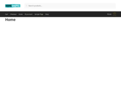 Homeshopee.in(WordPress) Screenshot