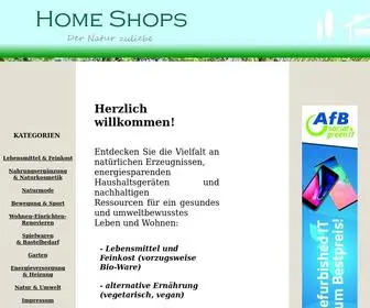 Homeshops.info(Nahrungsergänzung) Screenshot