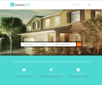 Homeshq.com(Homes for sale and trusted news about neighborhoods) Screenshot