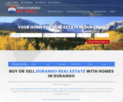 Homesindurango.com(Your Home For Real Estate in Durango) Screenshot