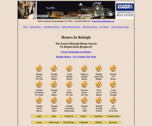 Homesinraleigh.org(Homes In Raleigh) Screenshot