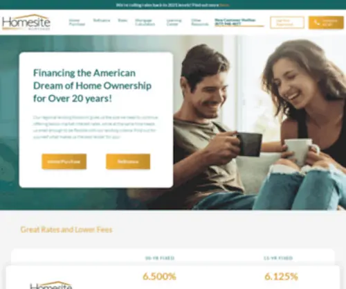Homesitedirect.com(Direct Mortgage & Refinance Lender) Screenshot