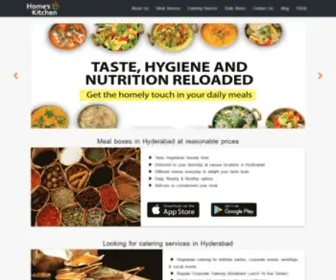 Homeskitchen.in(Online Home Cooked Food Delivery Service in Hyderabad) Screenshot