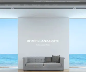 Homeslanzarote.com(Homes lanzarote) Screenshot