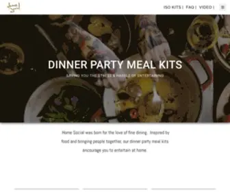 Homesocial.com.au(Chef Service Melbourne) Screenshot