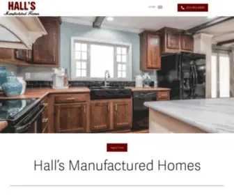 Homesofmerit.com(At Hall’s Manufactured Homes our experience and knowledge of the manufactured home business) Screenshot