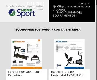 Homesport.com.br(A sua loja de equipamentos fitness) Screenshot