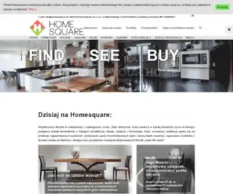 Homesquare.pl(Portal wnętrzarski i sklep z wyposażeniem domu i ogrodu) Screenshot