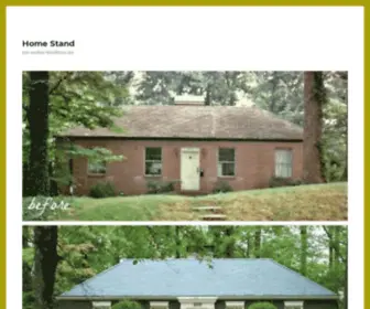Homestand.net(Just another WordPress site) Screenshot