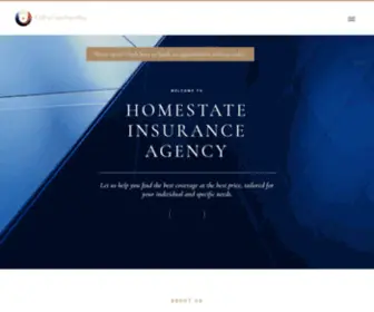 Homestateinsuranceagency.com(Homestate Insurance Agency) Screenshot