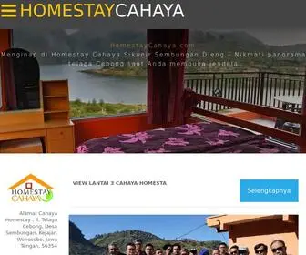 Homestaycahaya.com(Homestay Cahaya) Screenshot
