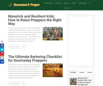 Homesteadandprepper.com(Homestead & Prepper) Screenshot