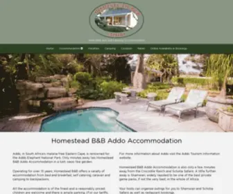 Homesteadbnb.co.za(Addo Accommodation Homestead B&B) Screenshot