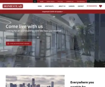 Homestead.ca(Apartments for Rent by Homestead Land Holdings Limited) Screenshot