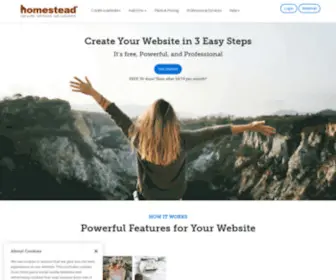 Homestead.com(Free Website Building Software) Screenshot