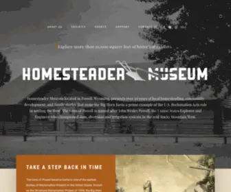 Homesteadermuseum.com(The Homesteader Museum) Screenshot