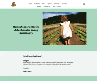 Homesteadershaven.com(Homesteadershaven) Screenshot