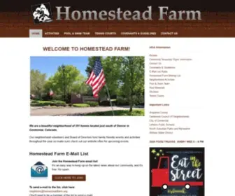 Homesteadfarm.org(Homestead Farm Homeowners Association) Screenshot