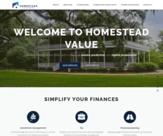 Homesteadfp.com(Building a better future) Screenshot