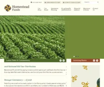 Homesteadfunds.com(Homestead Funds) Screenshot