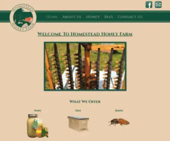 Homesteadhoneyfarm.com(Homestead Honey Farm) Screenshot