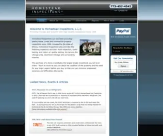 Homesteadinspectionsllc.com(Homestead Inspections) Screenshot