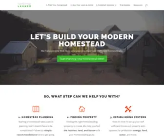 Homesteadlaunch.com(Your modern homestead) Screenshot