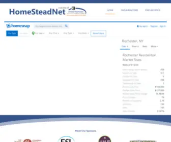 Homesteadnet.com(A Service of Greater Rochester Association of Realtors®) Screenshot