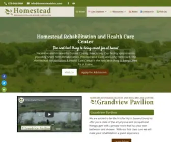 Homesteadrhcc.com(Homestead Rehabilitation & Health Care Center) Screenshot