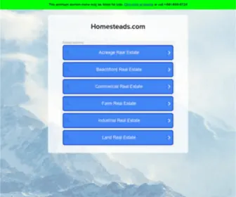 Homesteads.com(Homesteads) Screenshot