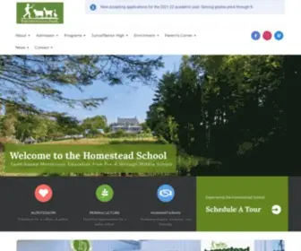 Homesteadschool.com(The Homestead School) Screenshot